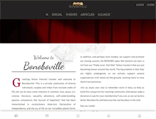 Tablet Screenshot of bonoboville.com
